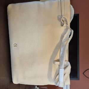 Cole Haan Cream Leather Tote